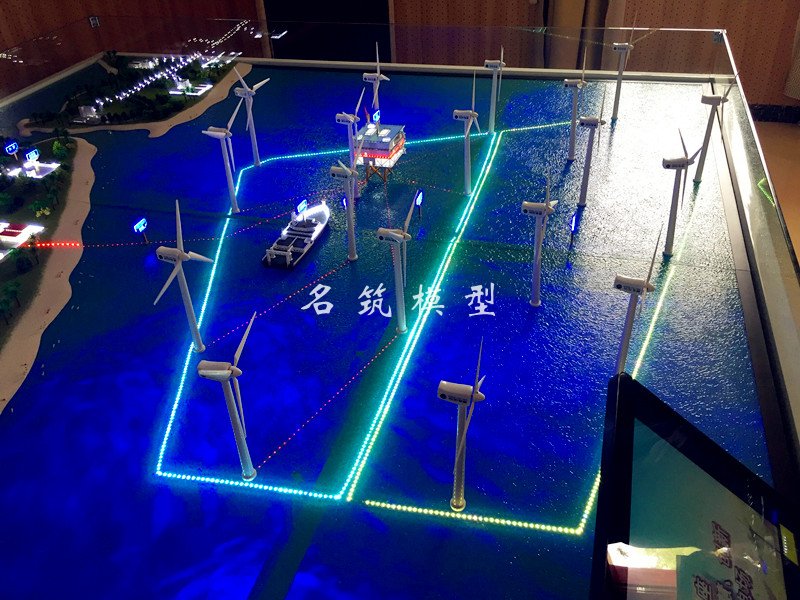 海上風(fēng)電沙盤_湛江外羅海上風(fēng)電電子沙盤項目